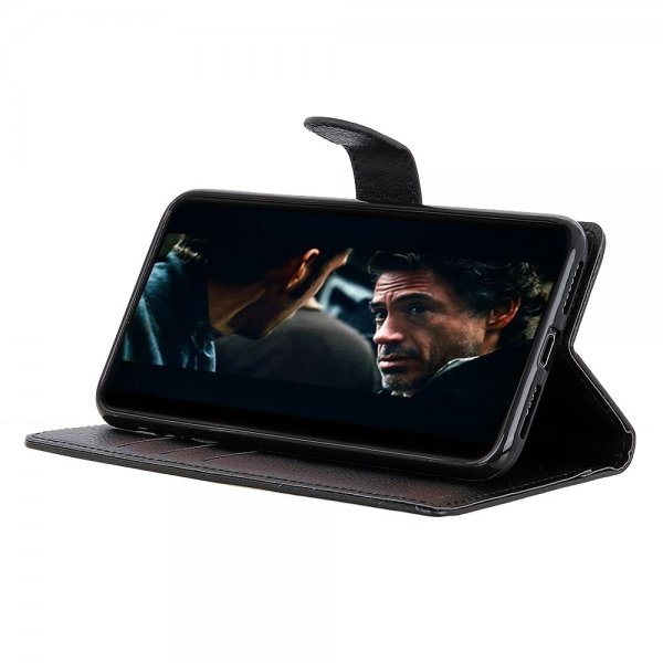 Sony Xperia 10 II Litsi Musta Suojakotelo