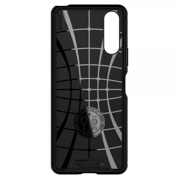 Spigen Sony Xperia 10 II -suojakuori Rugged Armor Matte Black