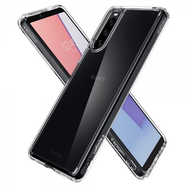 Spigen Sony Xperia 10 IV -suojakuori, Ultra Hybrid, läpinäkyvä