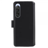 Nordic Covers Sony Xperia 10 V -kotelo, Essential Leather, Raven Black