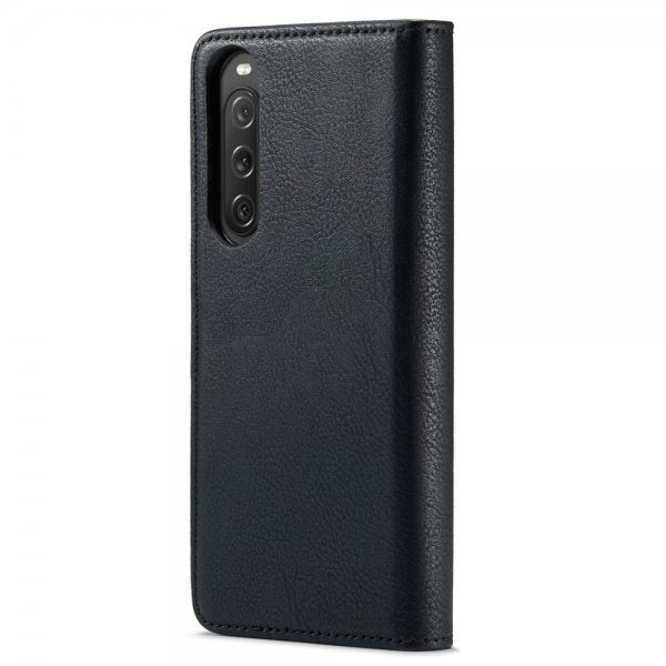 Dg.Ming Sony Xperia 10 V -kotelo irrotettavalla kuorella, musta