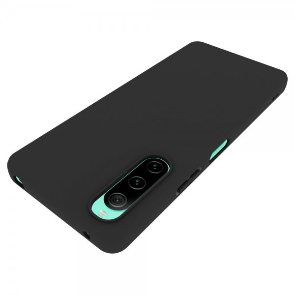 Nordic Covers Sony Xperia 10 V -kuoret, Feather Series, Raven Black