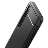 Spigen Sony Xperia 10 V -kuori, Rugged Armor, mattamusta