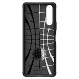 Spigen Sony Xperia 10 V -kuori, Rugged Armor, mattamusta