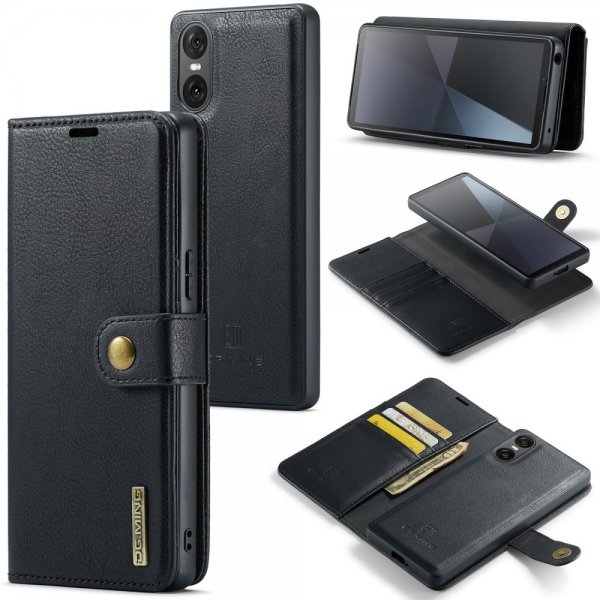 Dg.Ming Sony Xperia 10 VI -kuori irrotettavalla kuorella, musta