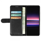 Krusell Sony Xperia 5 II Kotelo PhoneWallet Musta