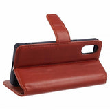 Nordic Covers Sony Xperia 5 V Kotelo Essential Leather Vaahteranruskea