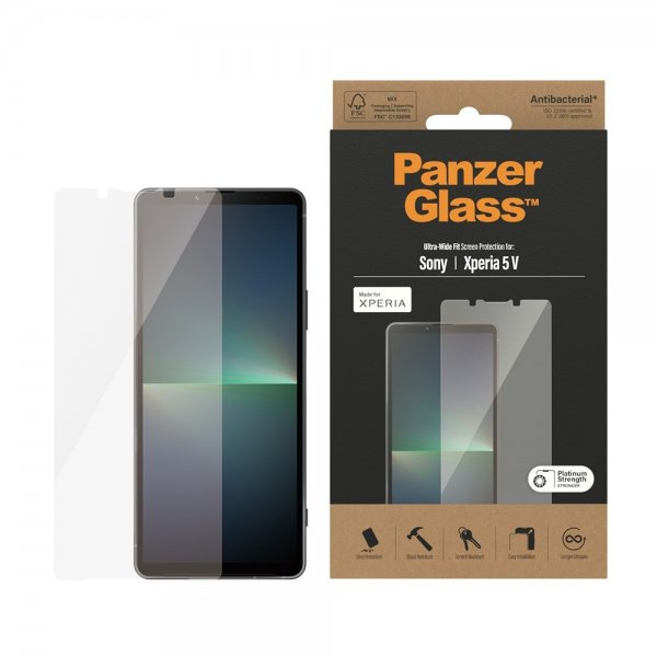 PanzerGlass Sony Xperia 5 V -näytönsuoja Ultra-Wide Fit