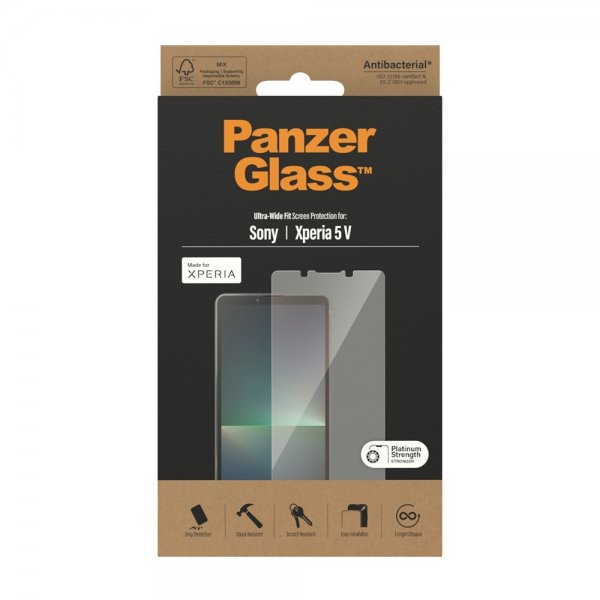 PanzerGlass Sony Xperia 5 V -näytönsuoja Ultra-Wide Fit