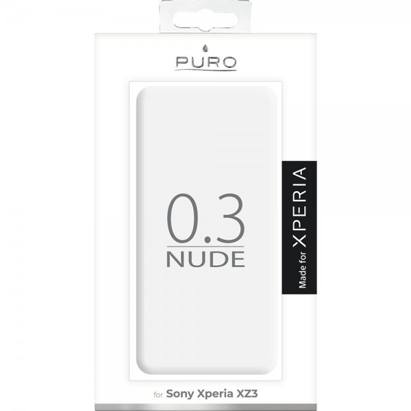 Puro Sony Xperia XZ3 Kuori Nude Transparent