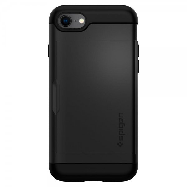 Spigen iPhone 7/8/SE kuori Slim Armor CS Musta