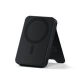 Satechi OntheGo Qi2 10K MagSafe-varavirtalähde jalustalla, musta