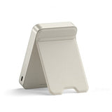 Satechi OntheGo Qi2 10K MagSafe-varavirtalähde jalustalla, hiekanvärinen