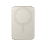 Satechi OntheGo Qi2 10K MagSafe-varavirtalähde jalustalla, hiekanvärinen