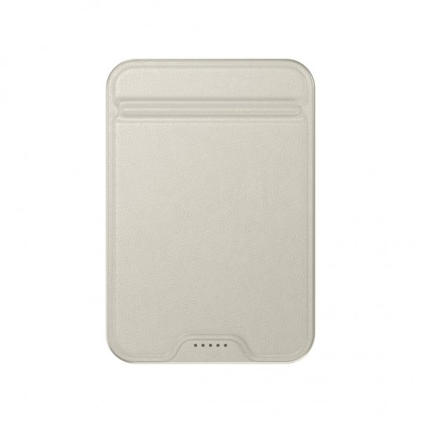 Satechi OntheGo Qi2 10K MagSafe-varavirtalähde jalustalla, hiekanvärinen