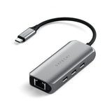 Satechi 4-in-1 USB-C-keskitin 2.5 Gigabit Ethernetillä