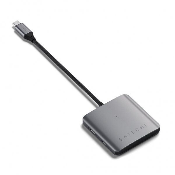 Satechi 4-porttinen USB-C-hubi virransyötöllä
