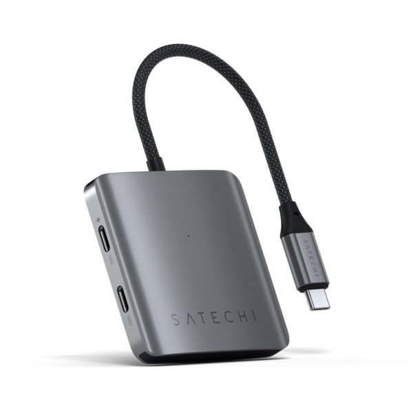 Satechi 4-porttinen USB-C-hubi virransyötöllä