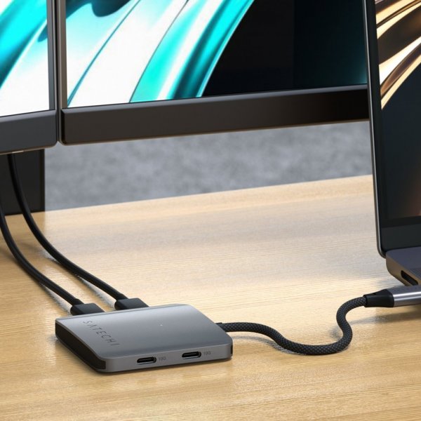 Satechi 4-porttinen USB-C-hubi virransyötöllä