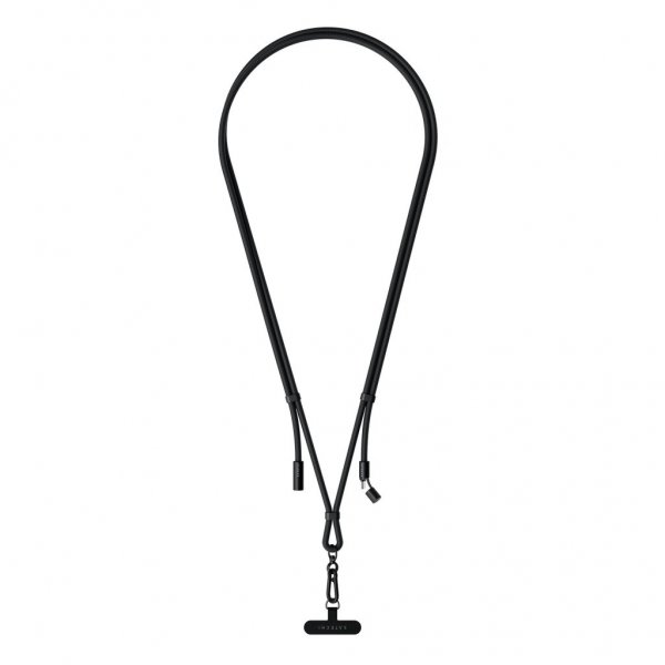 Satechi OntheGo Lanyard-kaapeli USB-C 1.5m Musta