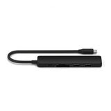 Satechi 6-in-1 USB-C Slim Multiport -adapteri, musta