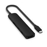 Satechi 6-in-1 USB-C Slim Multiport -adapteri, musta