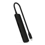 Satechi 6-in-1 USB-C Slim Multiport -adapteri, musta