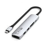 Satechi 6-in-1 USB-C Slim Multiport -sovitin, hopea