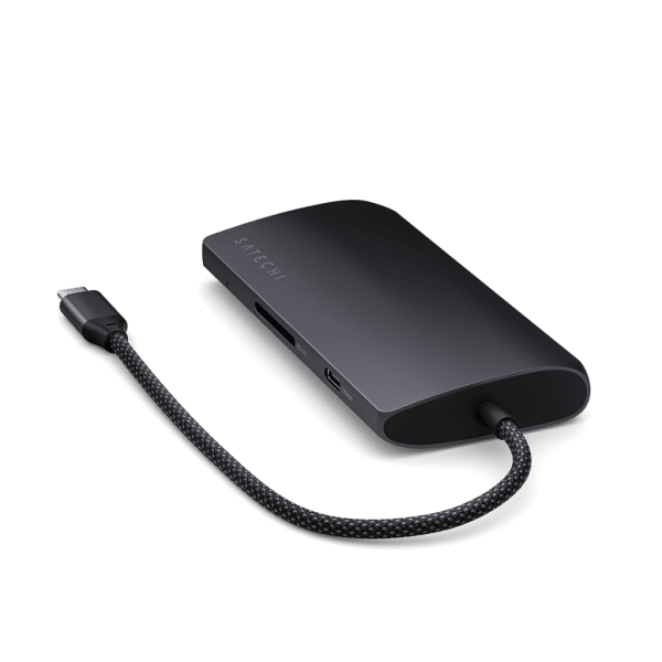 Satechi USB-C Multiport-adapteri 8K Ethernet V3 Midnight