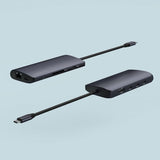 Satechi USB-C Multiport-adapteri 8K Ethernet V3 Midnight