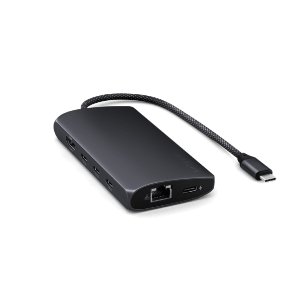Satechi USB-C Multiport-adapteri 8K Ethernet V3 Midnight