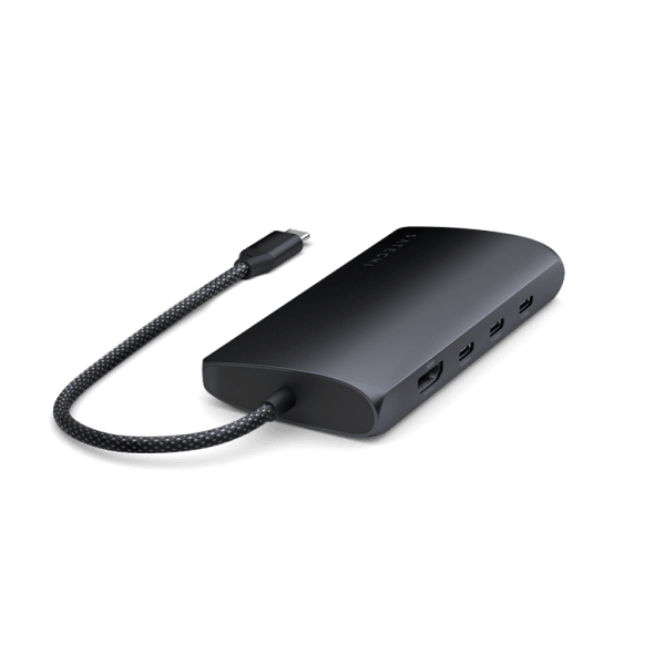 Satechi USB-C Multiport-adapteri 8K Ethernet V3 Midnight