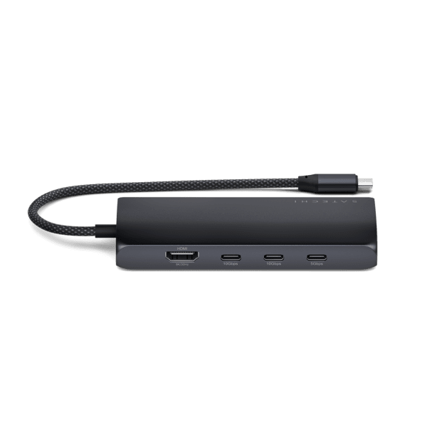 Satechi USB-C Multiport-adapteri 8K Ethernet V3 Midnight