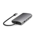 Satechi USB-C Multiport-sovitin 8K Ethernet V3 Space Gray -värissä