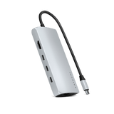 Satechi USB-C Multiport-adapteri 8K Ethernet V3, hopea