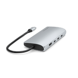 Satechi USB-C Multiport-adapteri 8K Ethernet V3, hopea