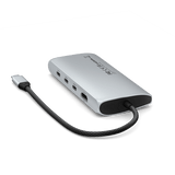 Satechi USB-C Multiport-adapteri 8K Ethernet V3, hopea
