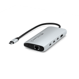 Satechi USB-C Multiport-adapteri 8K Ethernet V3, hopea