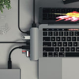Satechi Type-C Pro Hub -adapteri, tähtiharmaa