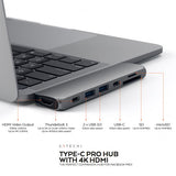 Satechi Type-C Pro Hub -adapteri, tähtiharmaa
