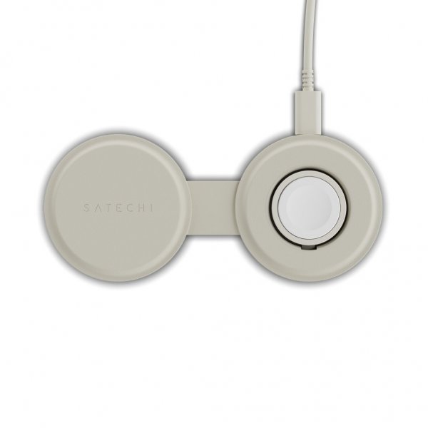 Satechi On-The-Go 2-in-1 langaton laturi Hiekka