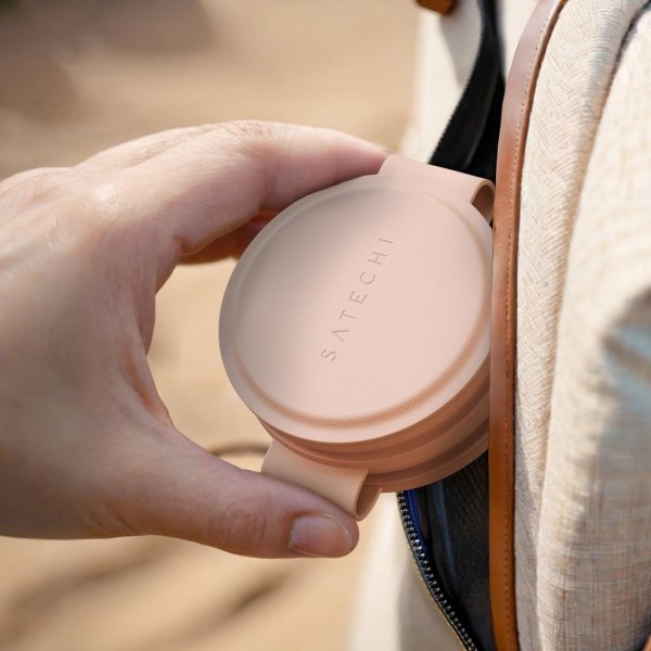 Satechi OntheGo 3-in-1 langaton laturi, Desert Rose