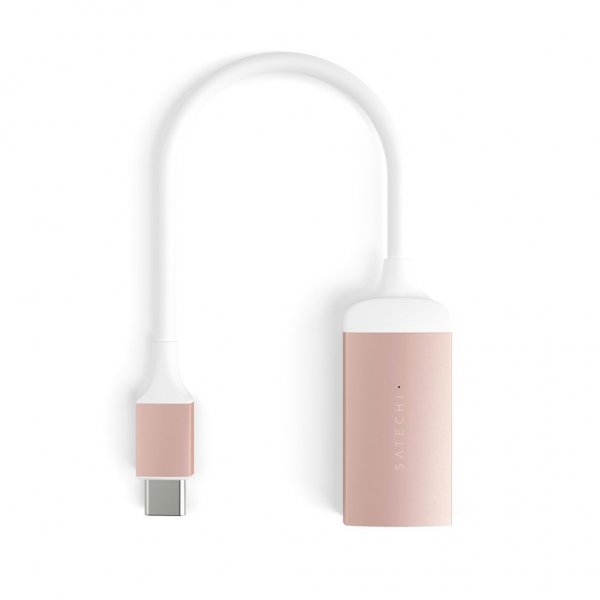 Satechi Type-C HDMI-adapteri 4K 60Hz ruusukulta