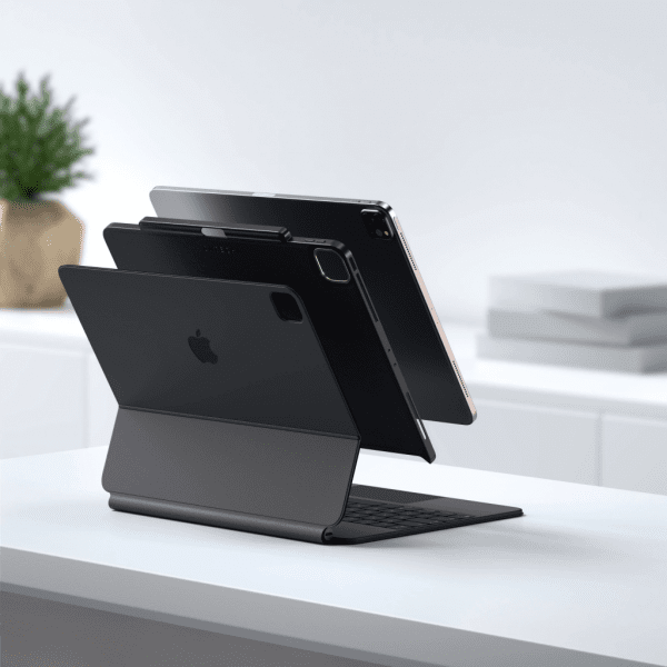 Satechi iPad Pro 11 -kotelo, vegaaninen nahka, magneettinen kotelo, musta