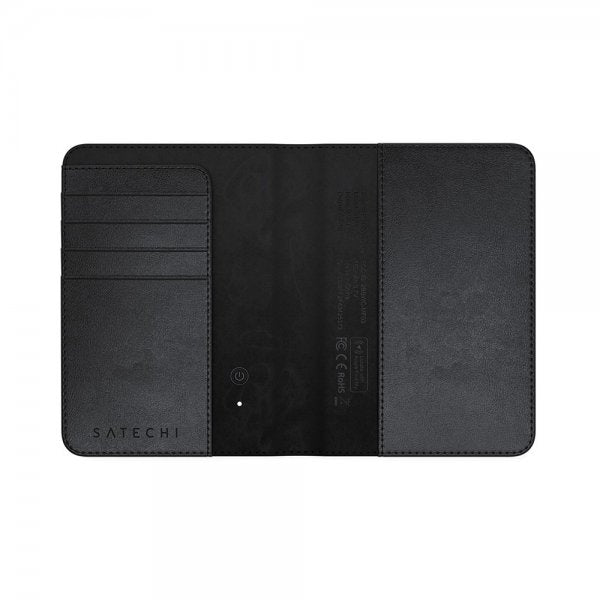 Satechi Vegan-Leather FindAll Passikotelo Musta