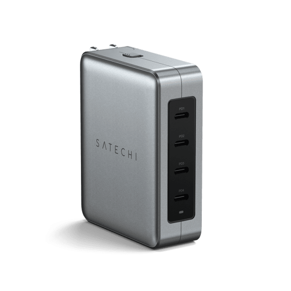 Satechi Laturi 145W USB-C 4-porttinen GaN-matkalaturi