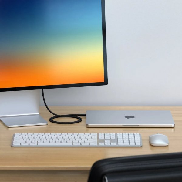 Satechi Thunderbolt 5 Pro -kaapeli 1 m, musta
