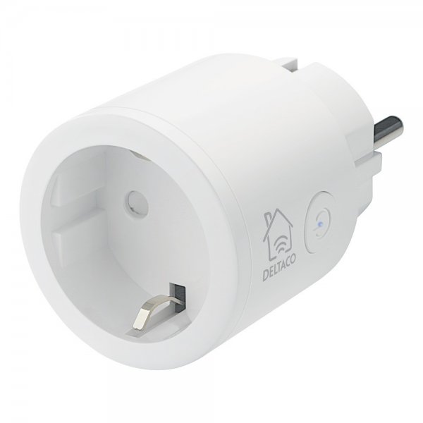 Deltaco Smart Home Starter Kit, sisältää Smart Plug -älypistokkeen ja 2 RGB LED-lamppua