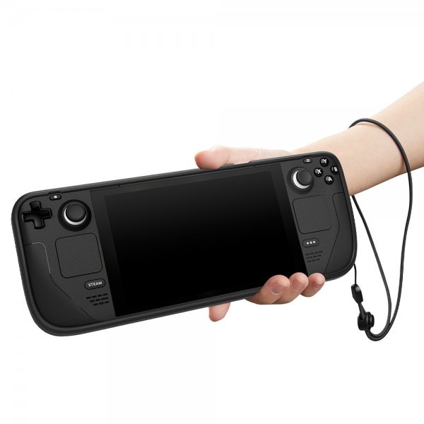 Spigen Steam Deck -suojakuori, Rugged Armor, mattamusta