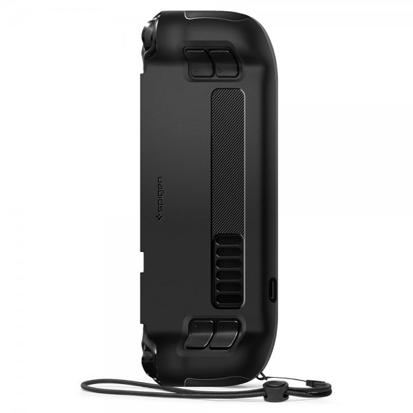 Spigen Steam Deck -suojakuori, Rugged Armor, mattamusta